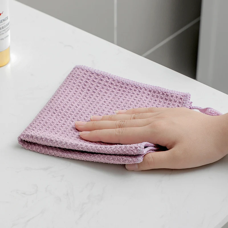 الأناناس منقوشة Stripesd خرقة بار تنظيف الملابس ستوكات ماصة تجوب الوسادة المنزلية متعددة الوظائف الهراء خرقة مقهى تنظيف الملابس