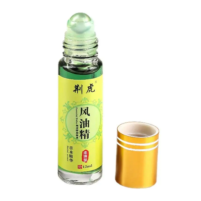 Peppermint Essential Oil Roll On Migraine Essential Oil Built-in Roller Ball For Aromatherapy Relaxation Headache Essential Oil