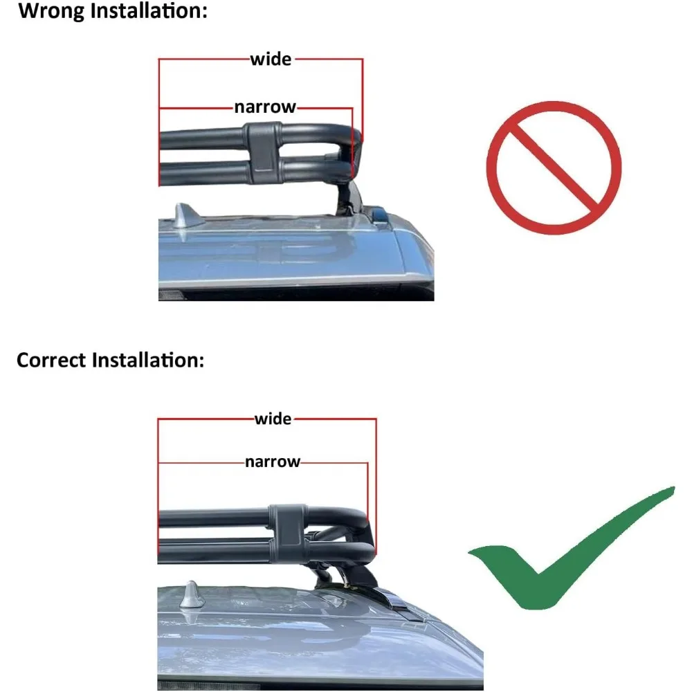 سلة حامل سقفي شديدة التحمل متوافقة مع Toyota RAV4 (2019-2025) |   سلة البضائع على السطح، قضبان إضافية لحمل الأمتعة