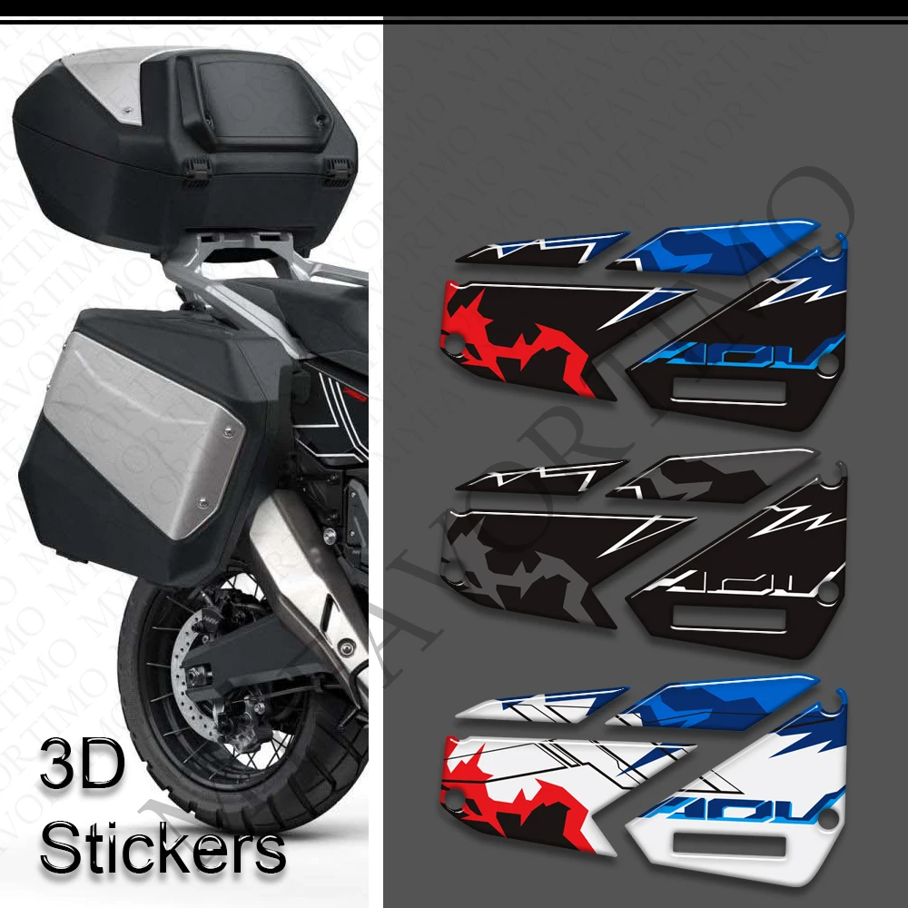 For X-ADV XADV X ADV 750 Protection Side Trunk Luggage Panniers Box Cases 3D Stickers Decals