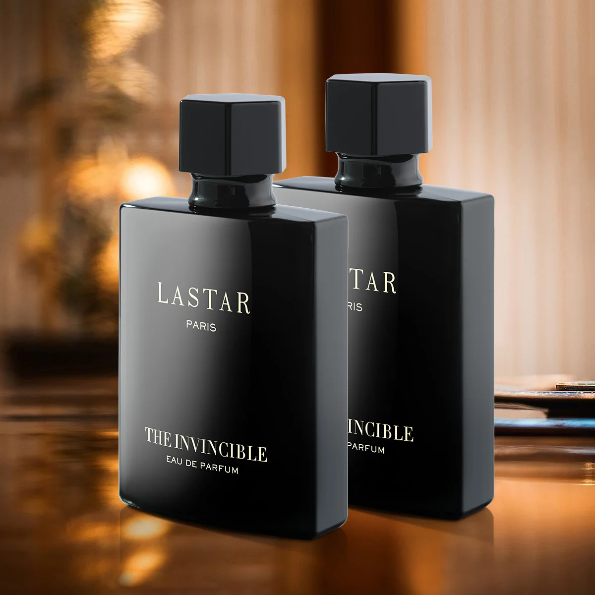 عطر لاستار للرجال، مسك، زجاجتين توتالينج 100 مل/3.38 أونصة. عطر يدوم طويلاً، هدية عيد الميلاد