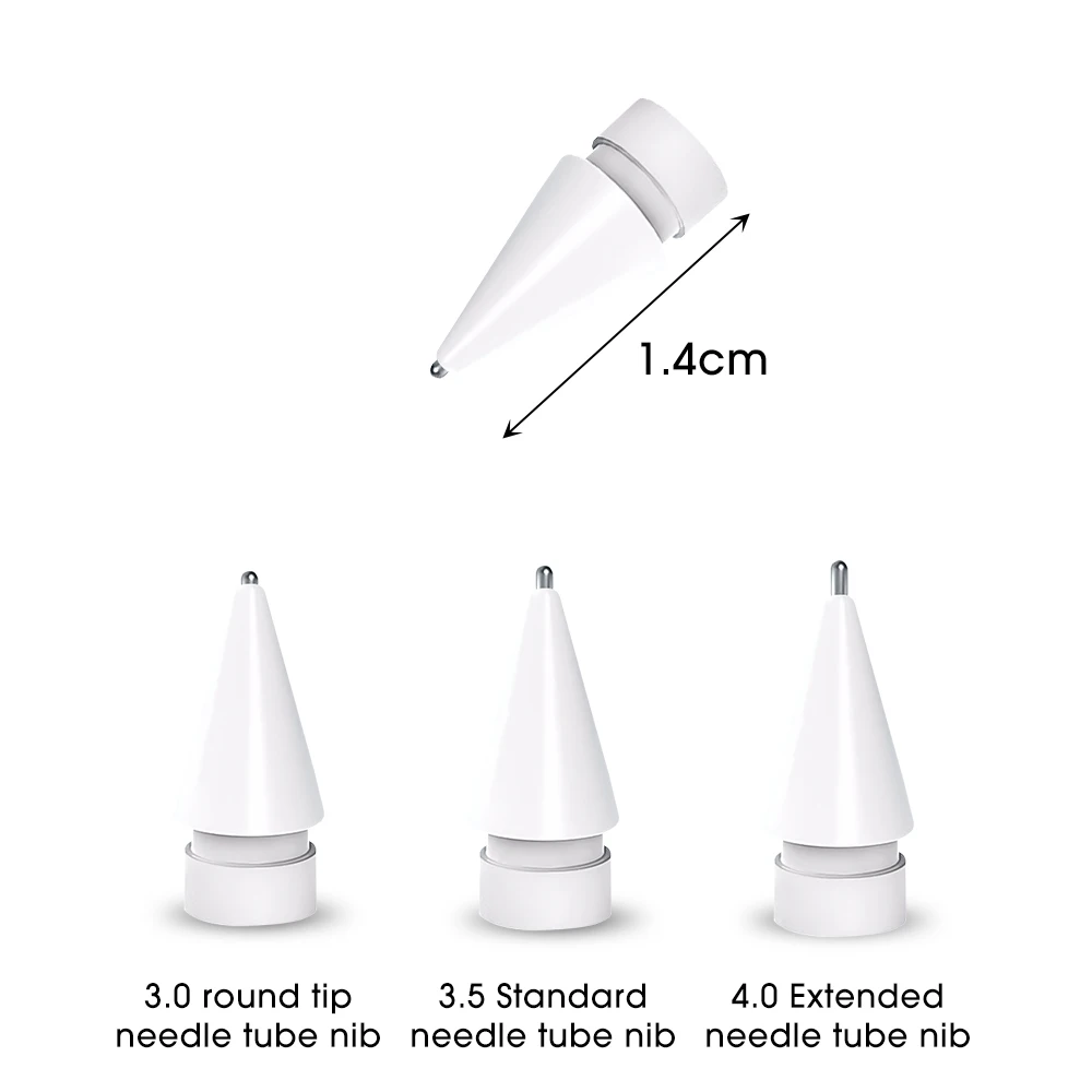 Pencil Tip For Apple Pencil 1st 2nd Generation Anti-wear Spare Nib Replacement Penpoint For Iphone IPAD Touch Pencil Tip