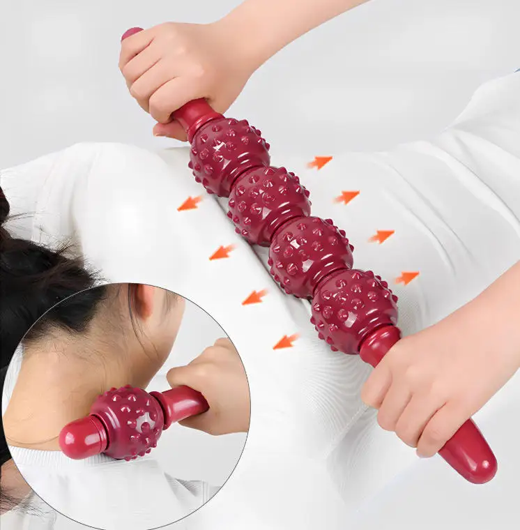 Magnetic therapy stick dredging meridians Yoga loosening roller whole body shoulder and neck push legs Magnetic massage stick