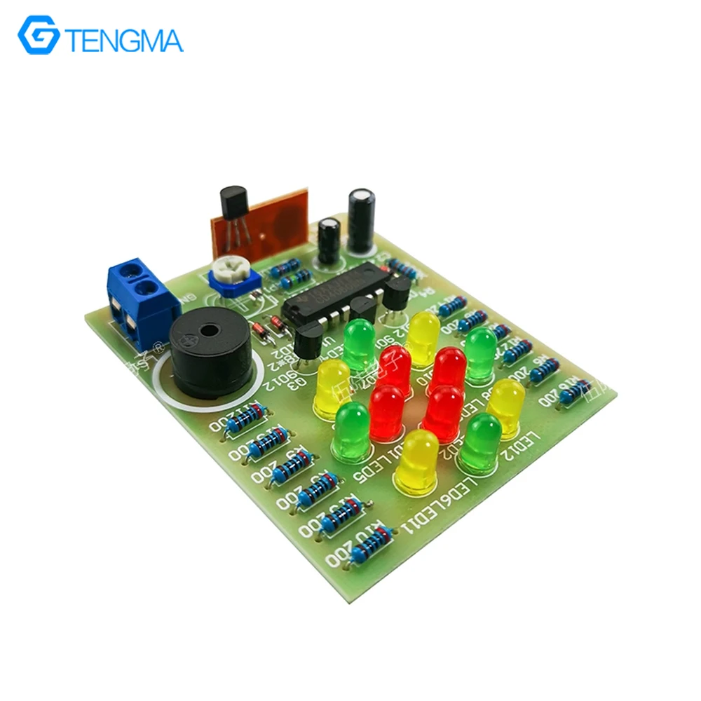 DIY Kit CD4060 Dream Light Electronic Circuit Music Colourful Lights Soldering Practice Loose Parts