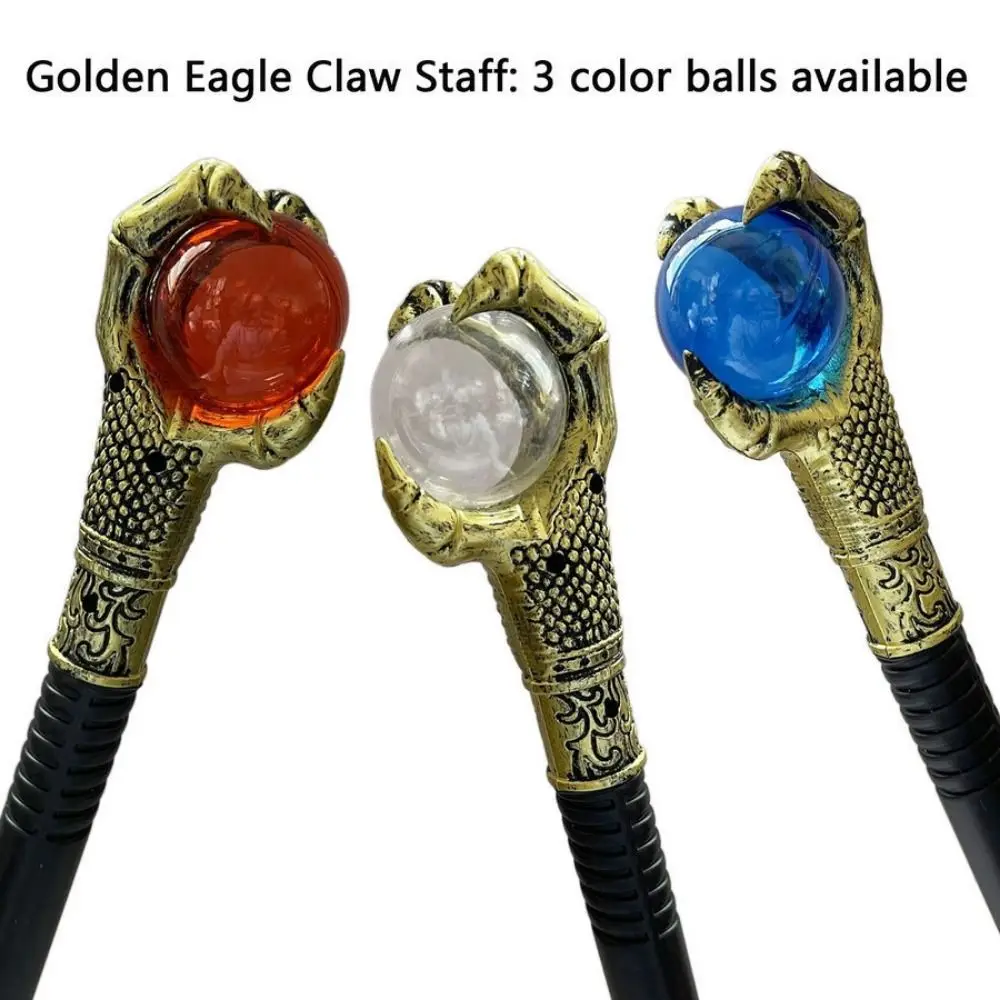 

Versatile Plastic King Queen Scepter Performance Halloween Dress Up Halloween Wand Cosplay Props Hand Wand Boy