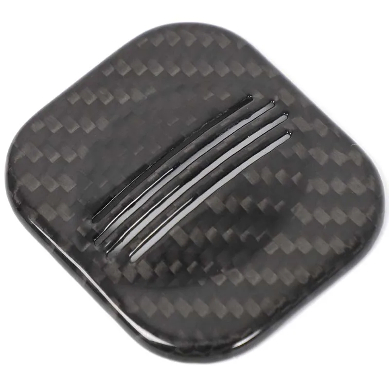 

Real Carbon Fiber Car Roof Microphone Cover Decorative Sticker Interior Car Accessories For Fiat 500 2016-2025