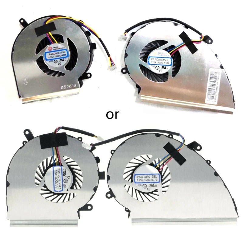 Heavy-Duty Metal Cooling Fan for MSI GE72VR GP72VR GL72VR MS-179B (4-Pin) Wholesale