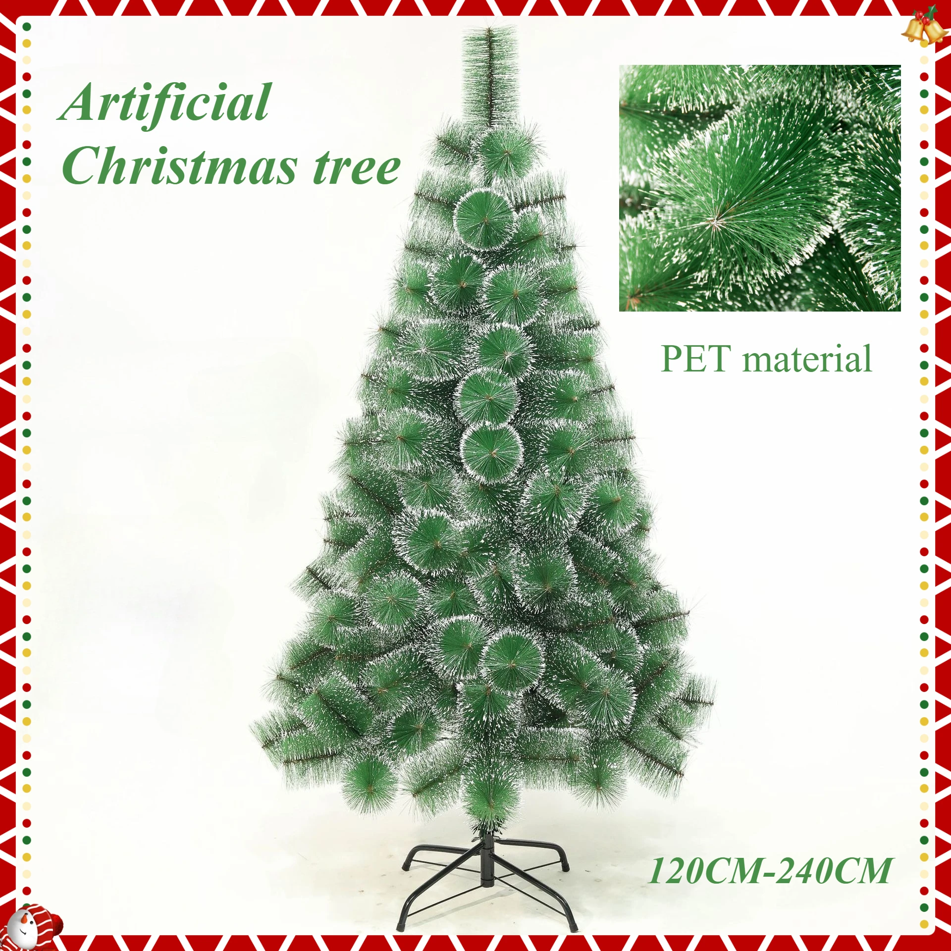

Artificial Christmas Tree PET Material Large Encrypted Christmas Tree 120CM To 240CM New Year Christmas Family Decoration