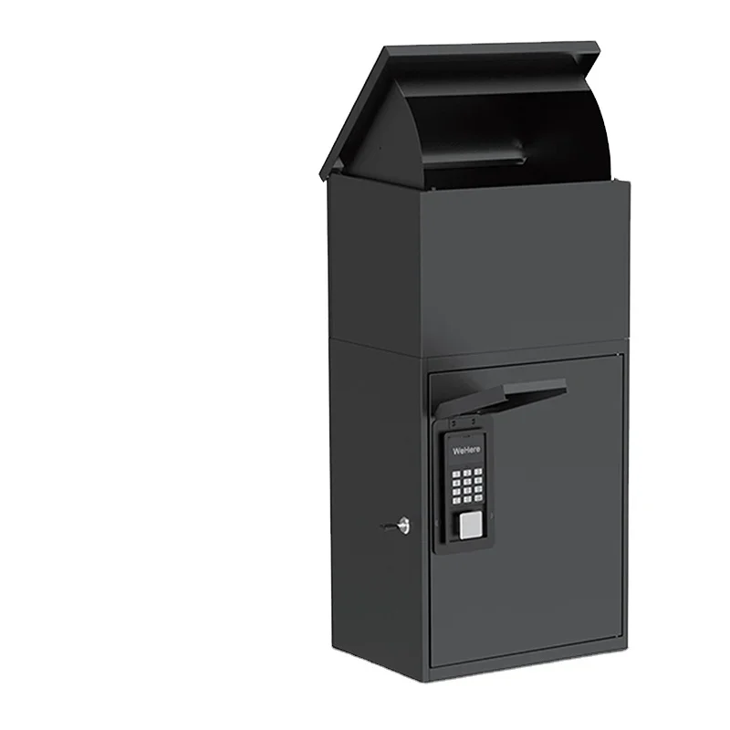 Smart Parcel Delivery Box Letterbox Metal Outdoor Mailboxes Apartment For Residential Houses Free Standing Free