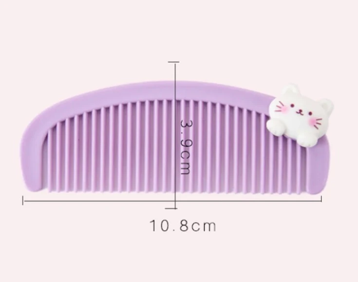 Cute Pattern Fruit Hair Comb Kids Hairdressing Comb Anti-static Comb Fine-toothed Combs Not Hurt the Head Hair Styling