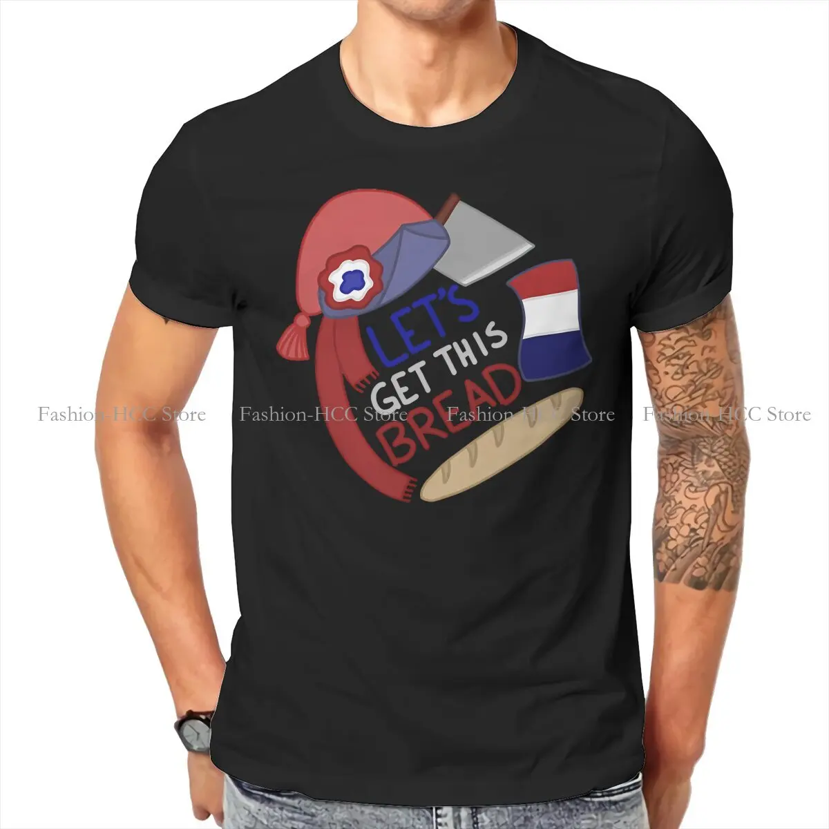 Let's Get This Bread Fashion TShirts French Revolution Epic Transformation Male Harajuku Fabric Tops T Shirt