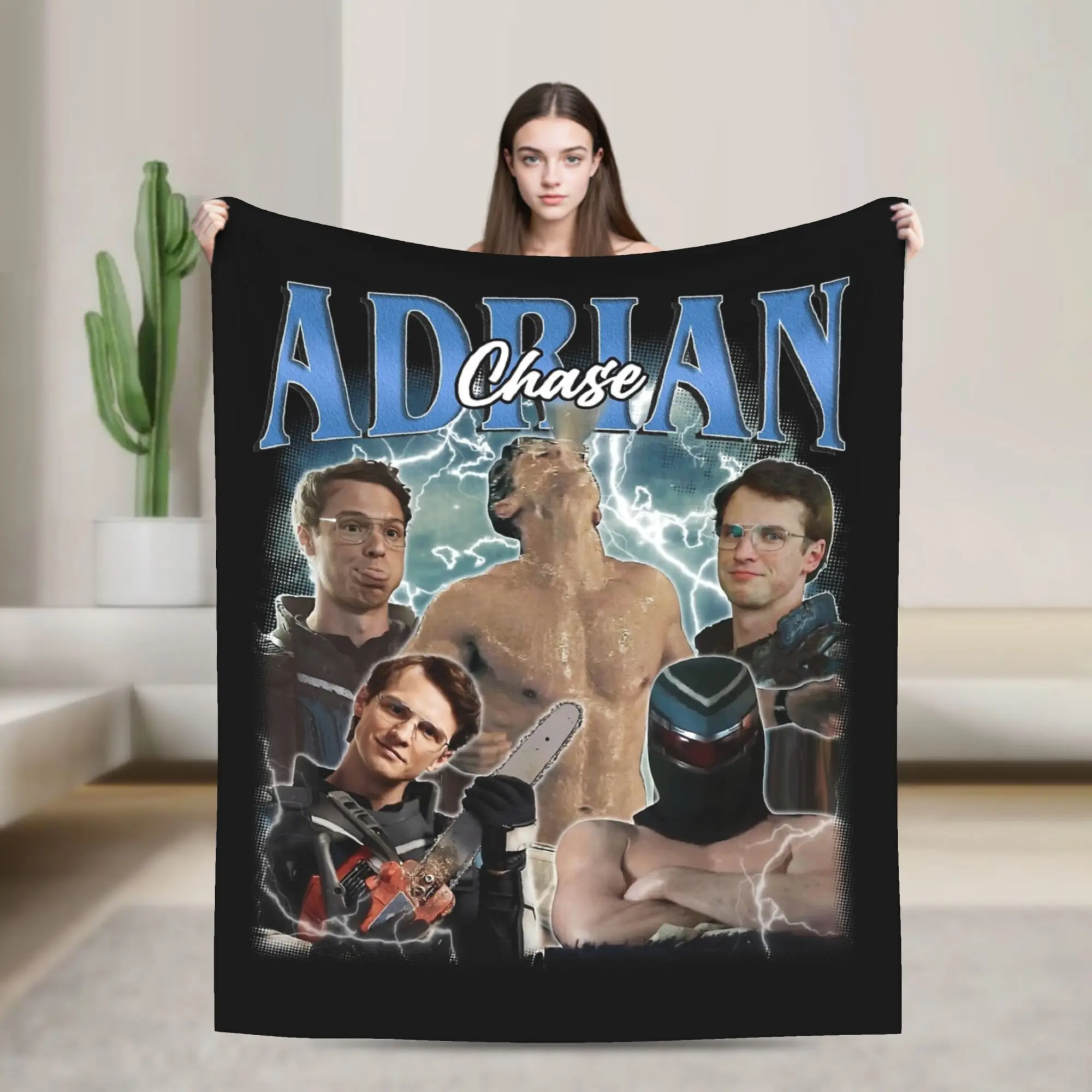 Vigilante Adrian Chase Peacemaker  Blanket Coral Fleece Plush Multi-function Ultra-Soft Throw Blankets for Home Couch Bedspreads