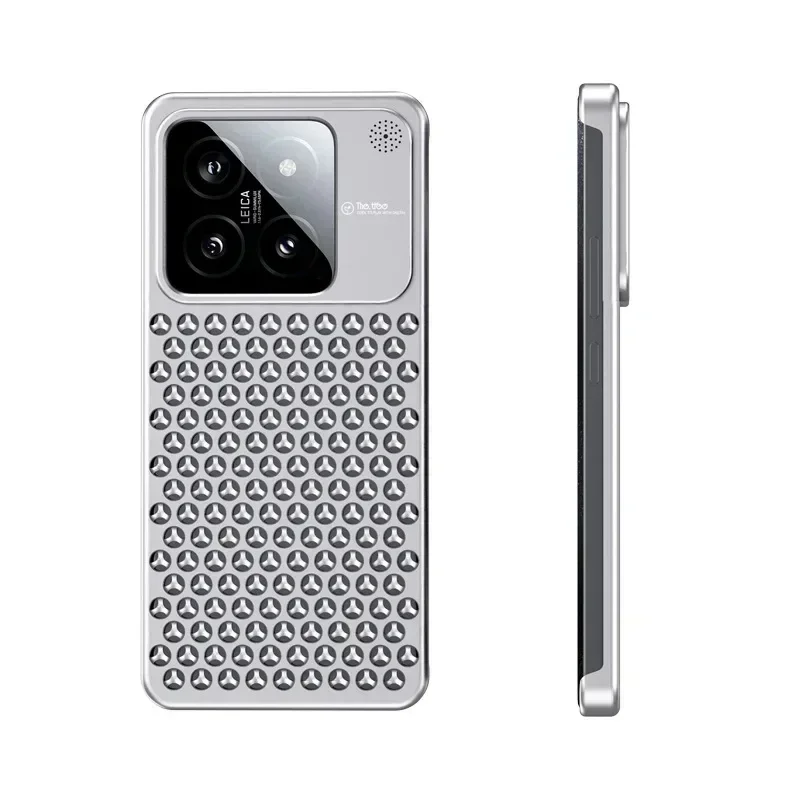 Metal Cooling Phone Cover for Xiaomi 14 Pro Aluminum Heat Dissipation Phone Case for Xiaomi 14 Pro