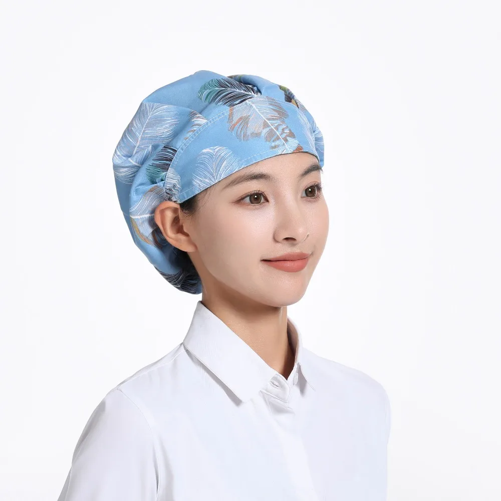 Adjustable Catering Chef Hat Breathable Dustproof Cooking Hat Oil and Soot Resistant Dustproof Hat Restaurant Canteen Bakery