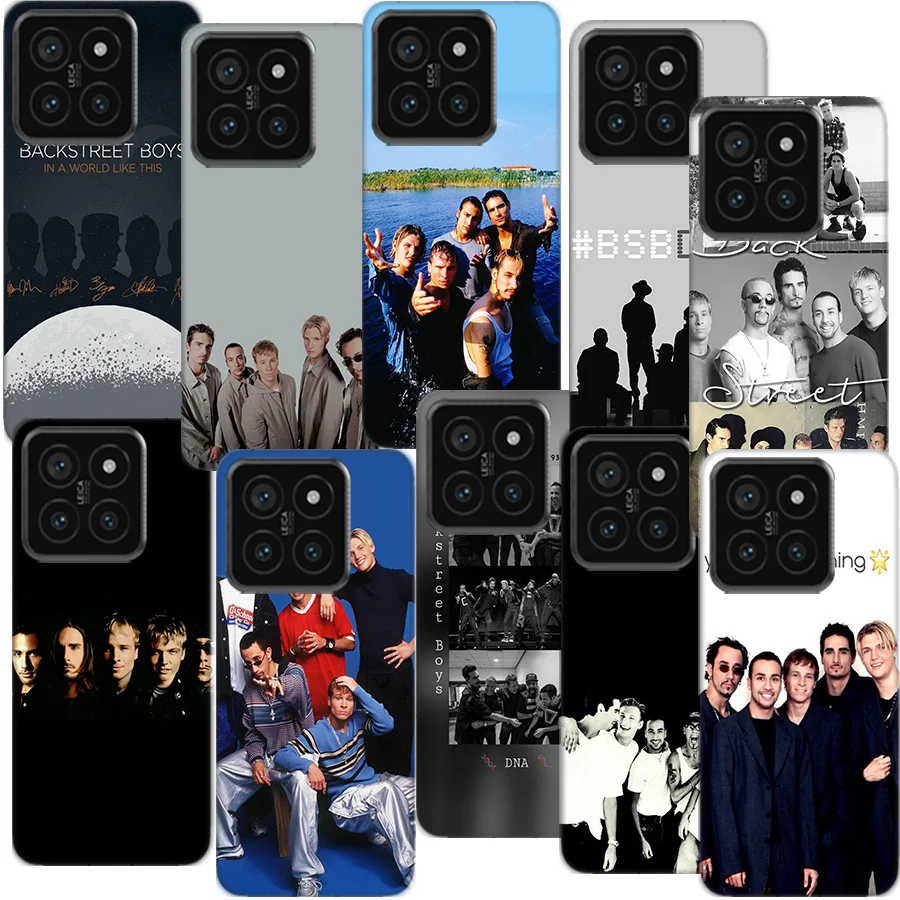 B-Backstreet Boys BSB Soft Clear Phone Case For Xiaomi Poco F6 F5 Pro F3 X5 X4 NFC F4 X3 GT M5 M5S M4 M3 Pro F2 F1 Cover Coque H