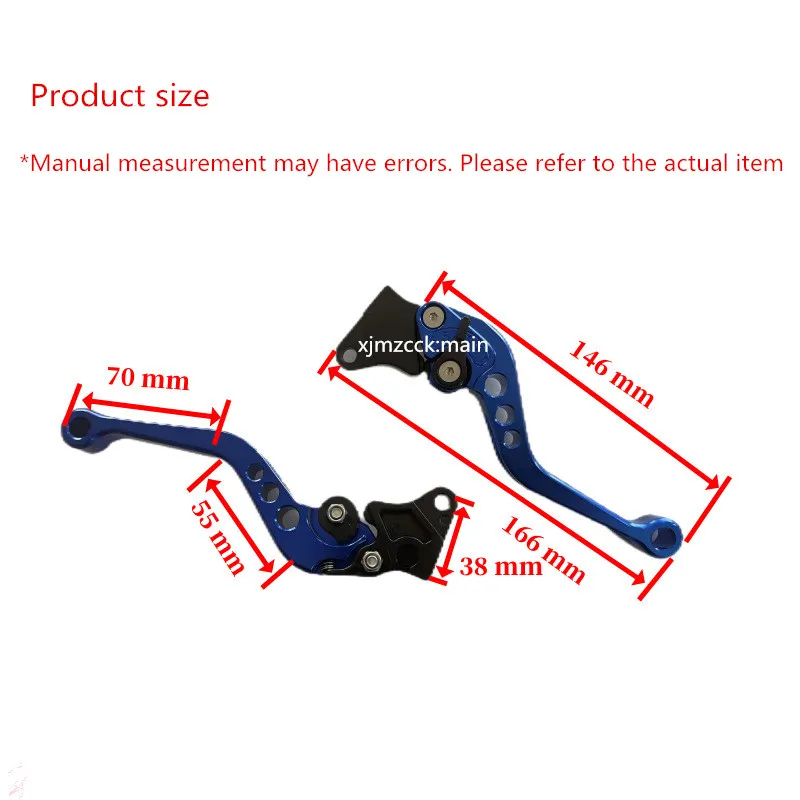 1 زوج العالمي صالح للدراجات النارية تعديل الملحقات قابل للتعديل الجبهة الخلفية مكابح قرصية مزدوجة مكبح قرصي مقبض رافعة #2