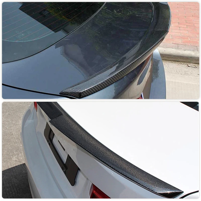 Carbon Fiber Car Rear Trunk Spoiler Wings for BMW 3 Series E46 Coupe 1996-2004 Racing Rear Spoiler Boot Trunk Wing Lip Body Kit