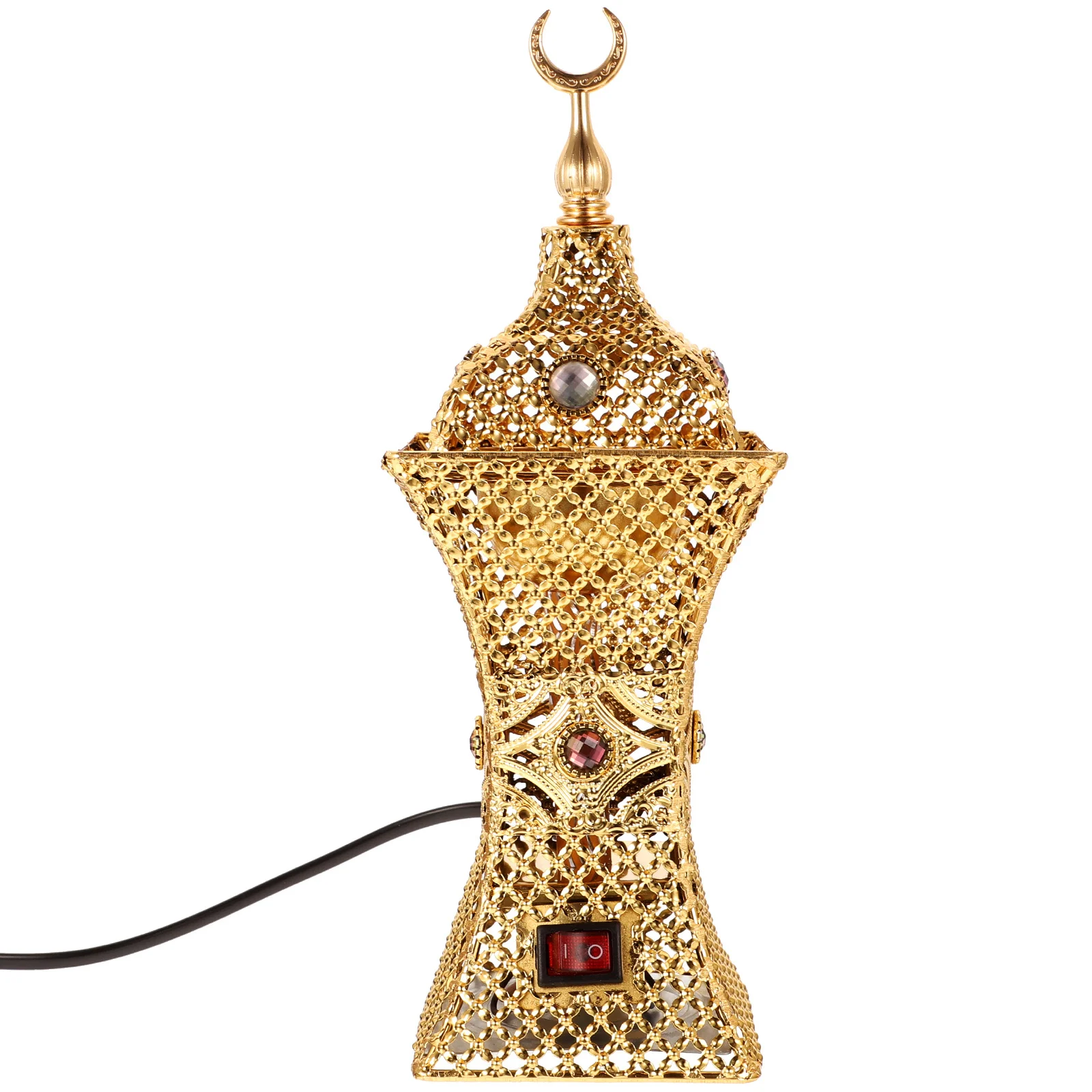 

Electric Incense Burner Middle Eastern Style Iron Art Aromatherapy Burner For Home Decor Desktop Ornament Vintage Censer