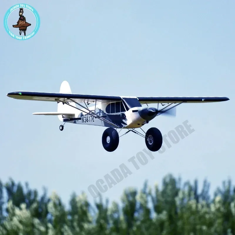 W magazynie samolot RC PA-18 1300mm zdalny samolot sterowany Model J3 Piper Super Cub PNP RTF trener elektryczny samolot sportowy Outdoor