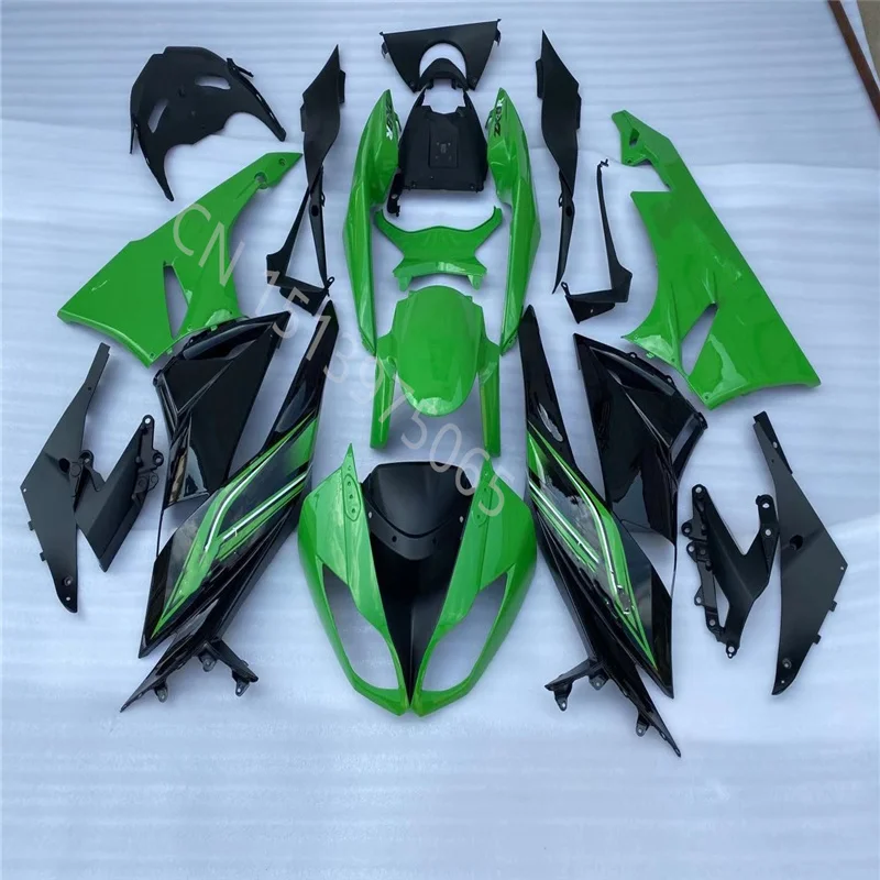 

ABS plastic Fairing fit for KAWASAKI Ninja 2009 2010 2011 2012 ZX6R 09 12 green black motorcycle Injection molding fairing