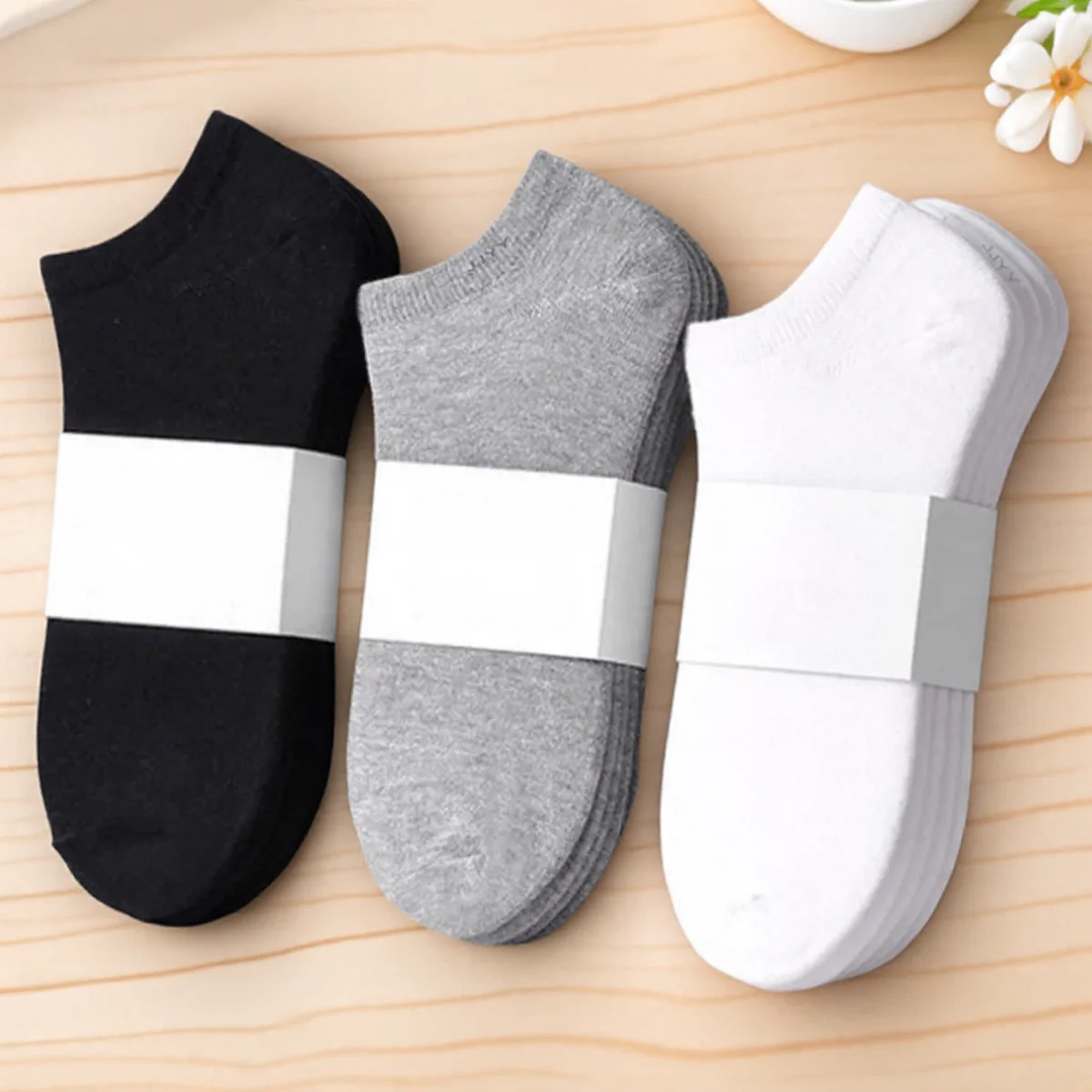 

Men's Women's Low Cut Invisible Socks 1/5 Pairs Cotton Breathable Summer Casual Sock for Daily Wear