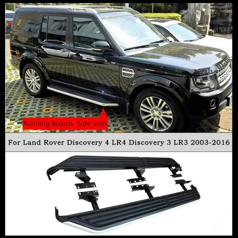 For Land Rover Discovery 4 LR4 Discovery 3 LR3 2003-2016 Running Board Side Step Bar Pedals High Quality Nerf Bars Accessories