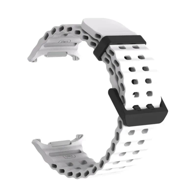 Marine-Armband für Samsung Galaxy Watch Ultra 47mm Sport-Silikonarmband für Samsung Galaxy Ultra Uhrenzubehör