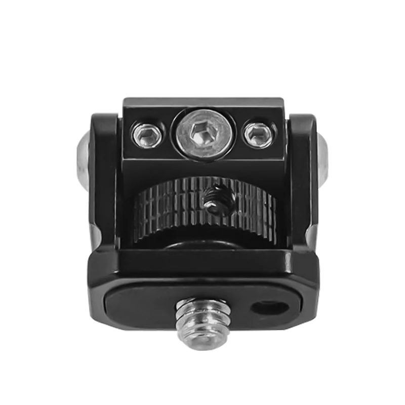 Monitor Mount 180° Tilt 360° Rotation Holder 1/4" ARRI Cold Shoe Mount for GoPro Insta360 DSLR Cinema Camera Mic Light Bracket