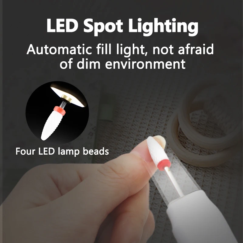 Professional Electric Nail Drill Machine Cordless Manicure Cutter For Nail Repair Designed Gel Removing For Salons Nail Tools