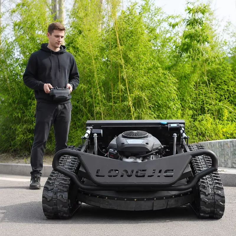 900mm Cutting Width Remote Control Slope Lawn Mower With Engine for Commercial Landscaping