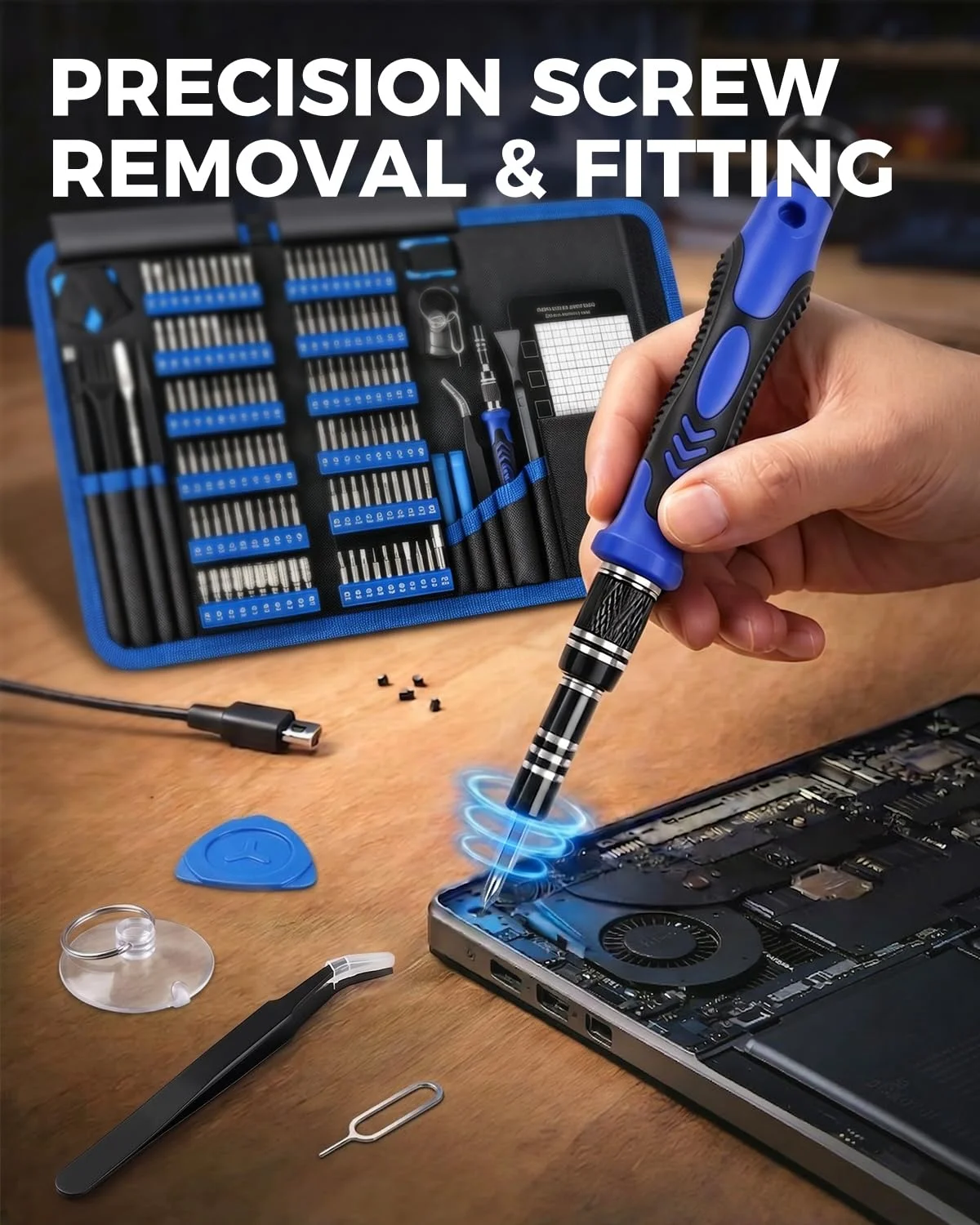 Galacok 140 in 1 Computer Tool Kit for Repair Assembly Precision Screwdriver Set for Laptop iPhone MacBook PS4/5 Game Console