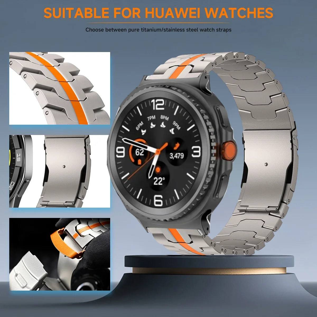 Роскошный титановый браслет для Samsung Galaxy Watch 8, 40 мм, 44 мм, деловой ремешок для часов GALAXY, 8 классических ремешков 46 мм, аксессуары