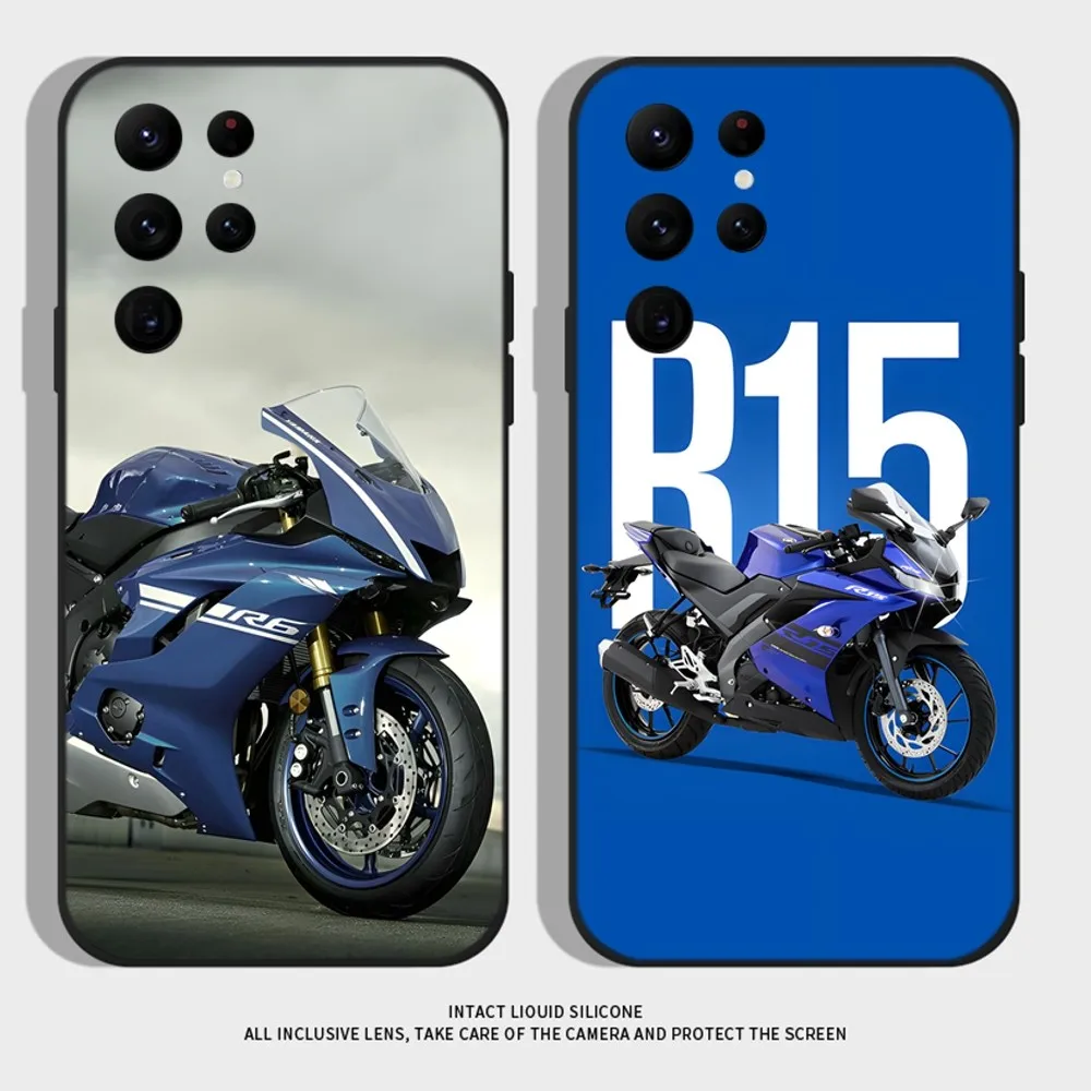 Sport Y-Yamahaes-S Cool Motorrad Phone Case For Samsung S24,S22 Ultra,S20,S30 plus,S22 plus,S23,S30 ultra 5G Silicone Cover