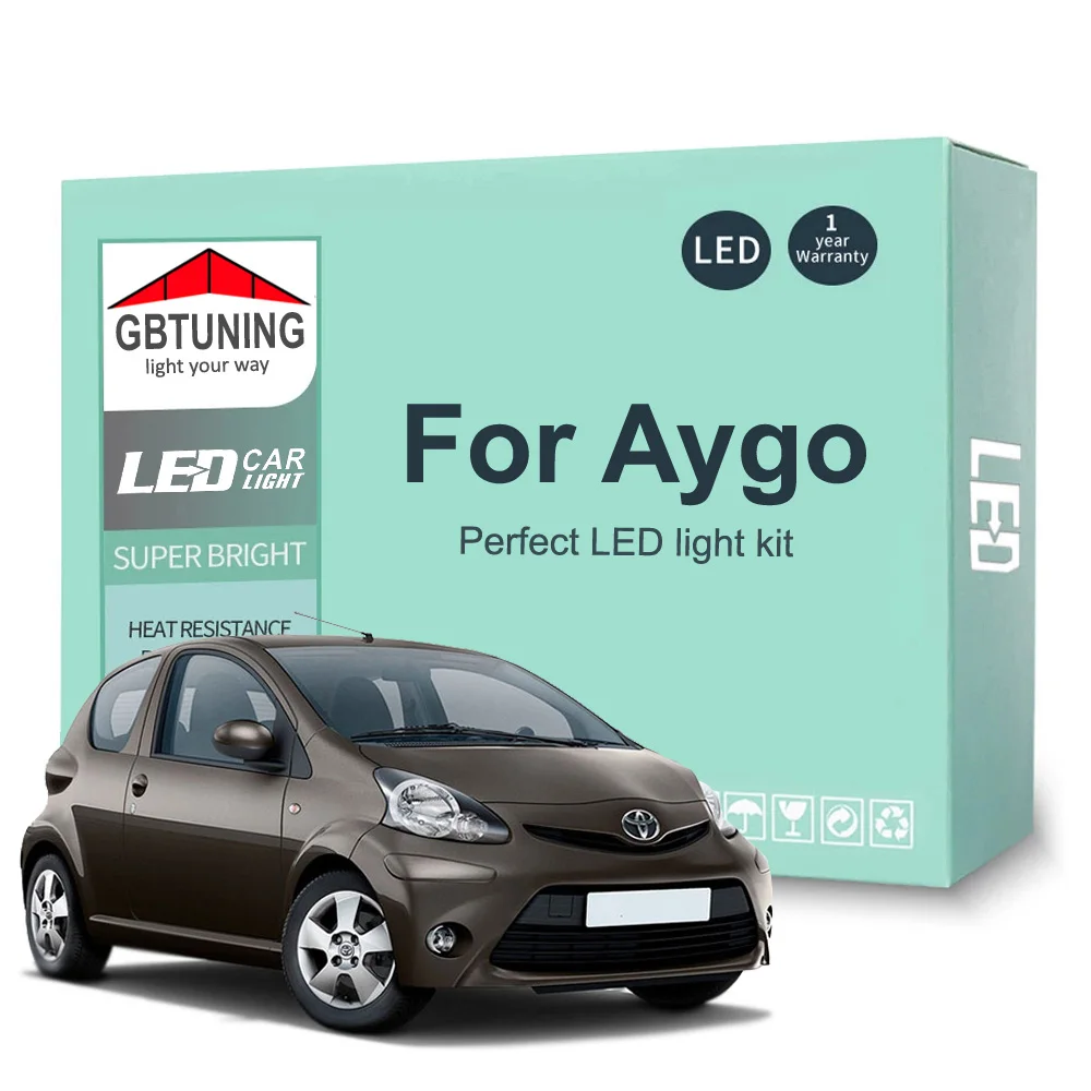 

Автомобильная светодиодная внутренняя лампа Canbus для Toyota Aygo X MK1 MK2 MK3 X-Style X-Cite X-Wave 2005-2017 2018 2019 2020 2021 2022 2023