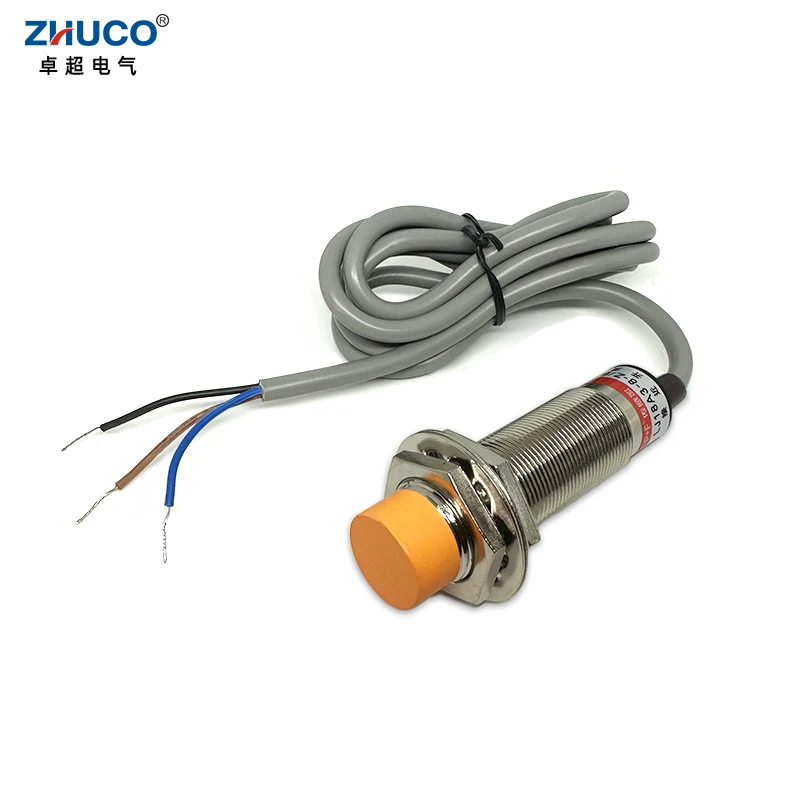 1PC LJ18A3-8-J/EZ NO 6-36V AC 8MM Detection Distance 18MM Mounting Hole Sensor Inductive Proximity Switch With 1.2Meter Wire