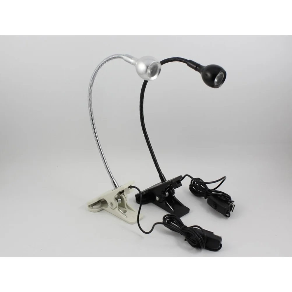 

Clip Table Lamp LED Eye-Protection Desk Light Flexible Clamp Bedside Lamp for School Home Warm White Clip Table Light