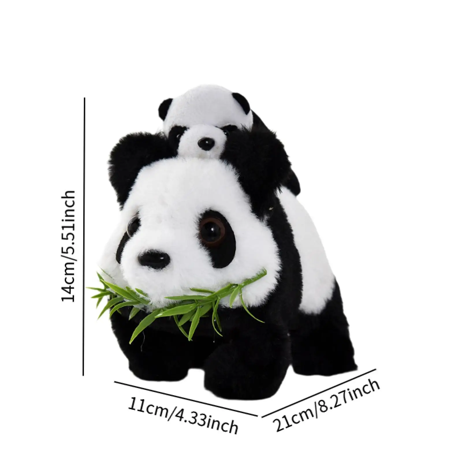 Peluche Panda Giocattoli Simpatico regalo musicale in peluche Animali di peluche per regalo per ragazzi e ragazze