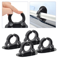 2/4 Pcs Paddle Oar Holder Clips Keeper Paddle Storage Holder Rubber Boat Paddle Holder Clips for Kayaks Rowing Boats Accessories