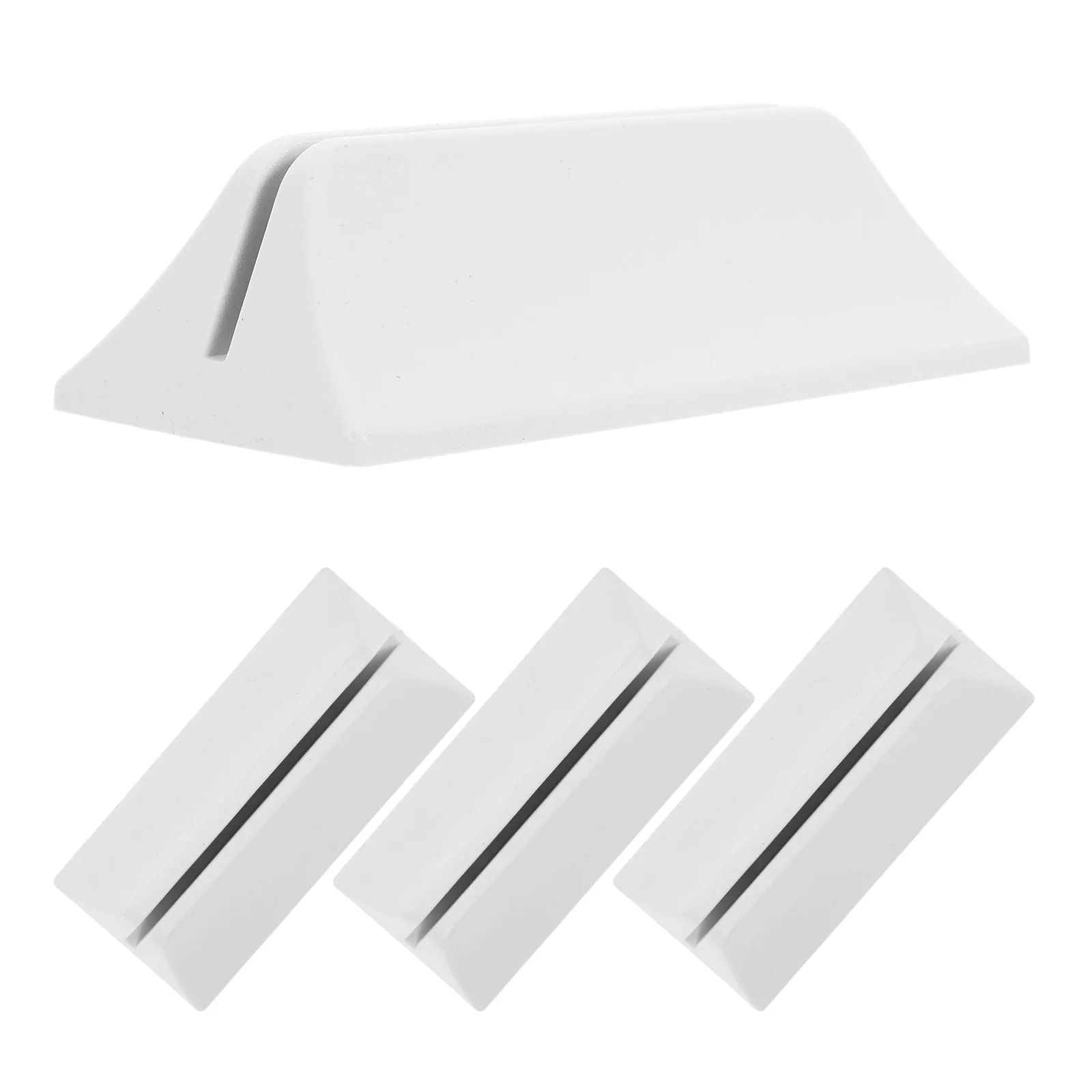 

4pcs Desktop Partition Base Movable Screen Divider Bracket Plastic Feet Stand Holder Sturdy Support Practical Construction