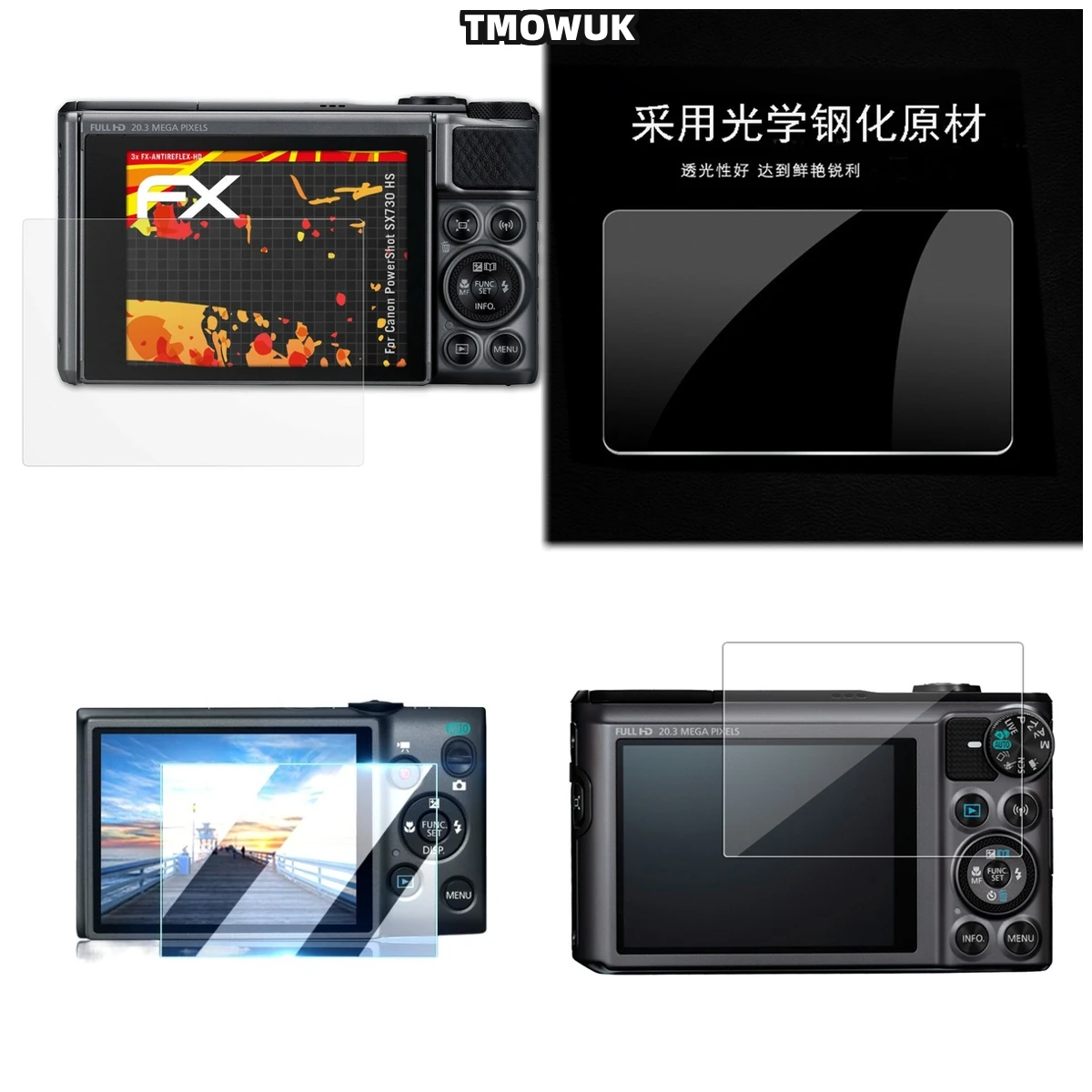 

For Canon SX730 SX740 Sx740hs Sx730hs, Impact Resistant, 9H Hardness Screen Cover