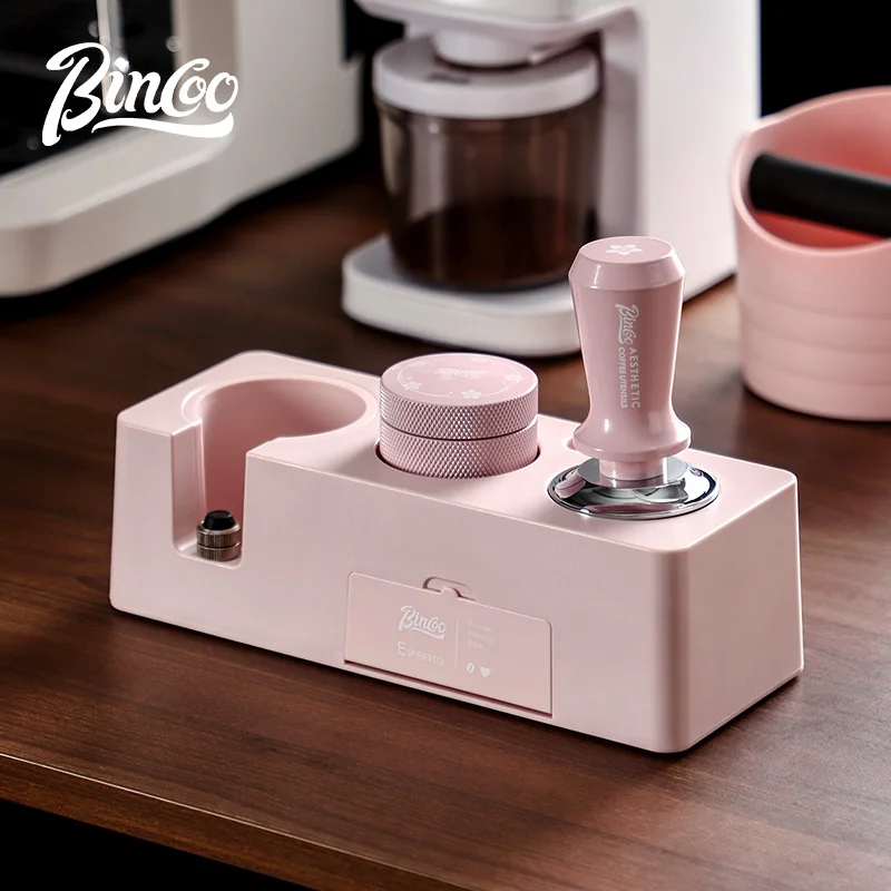 

Bincoo Tamping Station 51/58mm Coffee Press Foundation Make-up Seat Leveler for Storing Concentrated Household Coffee Maker Tool