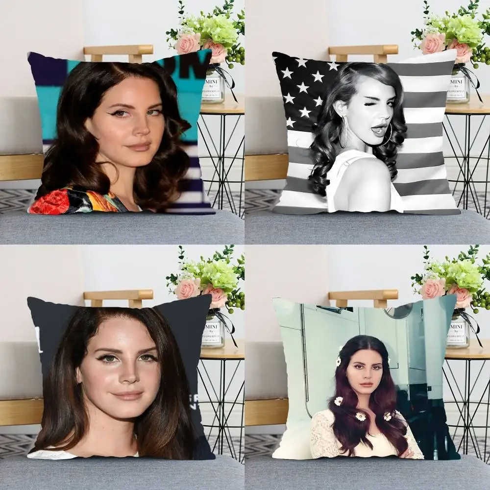 

L-Lana Del R-Rey Pillow Case Soft Decorative Pillow Covers Sofa Cushions For Living Room Cozy Ornamental Throw Pillows