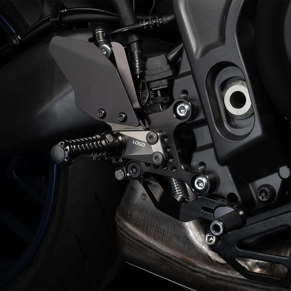 MT-09 Adjustable Footpegs Motorcycle For YAMAHA MT09 2024 2025 Adjustable Rearset Footrest Foot Rest adjustable rear set