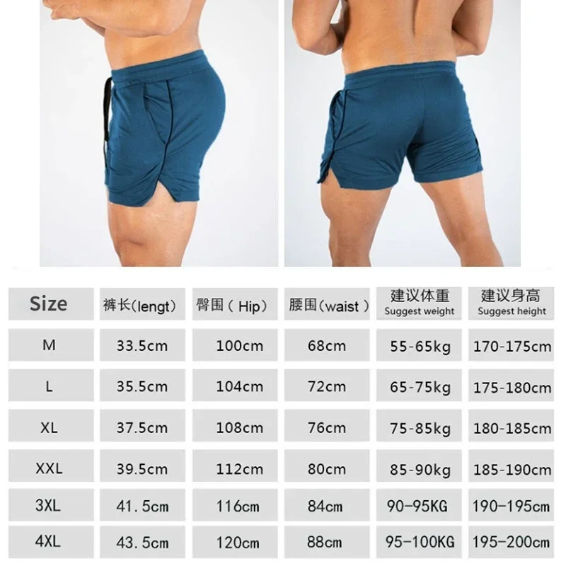 Men Sports Shorts Summer Sportswear Beach Jogging Short Pants Training plus size Basketball Clothing Gym Fitness Running Bottoms
