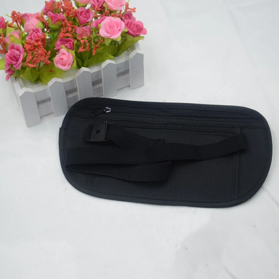 حقيبة خصر خارجية مناسبة للرجال والنساء، حقيبة هاتف سفر غير مرئية متعددة الوظائف، تخزين محمول، مضادة للسرقة، ou