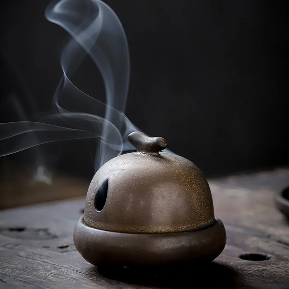 

1Pcs Ceramic Incense Burner Stable Base Compact Size Aromatherapy Furnace for Home Office Study Yoga Relaxation Ornament