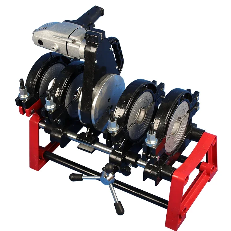 

PE Pipe Butt Welding Machine 63-160/200 Manual Four Ring Butt Welder Hot Melt PP/PPR/PVD/MPP Pipe Welding Machine