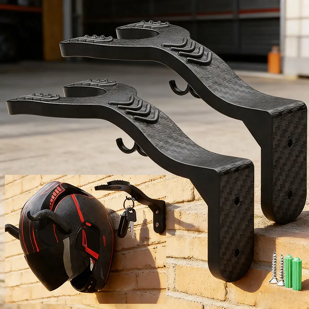 

Настенный крючок для кухонных шкафов и полок, новый держатель для мотоциклетных шлемов, подставка-вешалка для шлемов, настенный органайзер для хранения