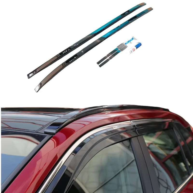 

Car Roof Rack Roof Rails Aluminum Side Bars Rails Luggage Carrier Fits for RAV4 RAV-4 2019-2024