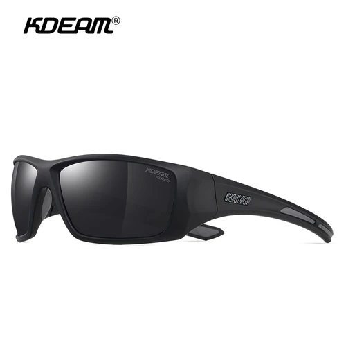 Imagen 1 del producto KDEAM-gafas de sol de ciclismo para hombre, lentes de sol polarizadas de alta calidad, Material TR90